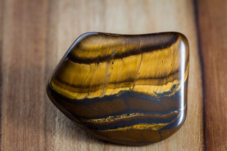 Tiger's eye is one of the crystals for motivation